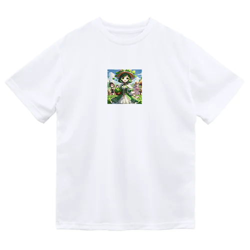 ほうれん草をモチーフにしたアニメキャラクター「スプリナ」 Dry T-Shirt