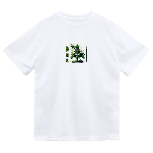 ほうれん草をモチーフにしたアニメキャラクター「グリーナ」 Dry T-Shirt