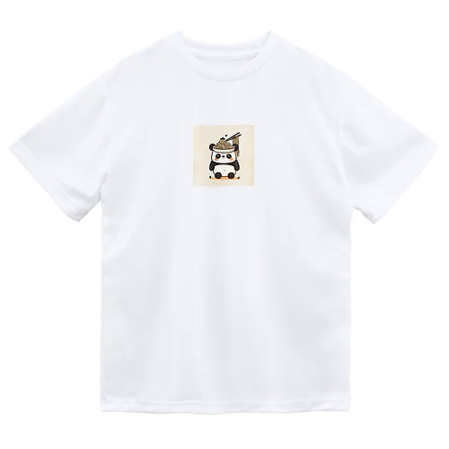 ふわふわパンダのラーメンワンダーランド Dry T-Shirt