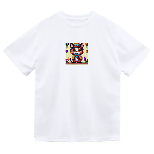 おしゃれなカラフル猫 -MIKAERU- ドライTシャツ