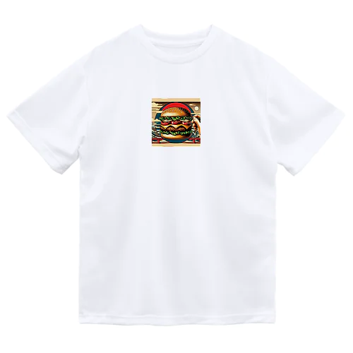 日本の浮世絵が最新の食文化と融合 ドライTシャツ