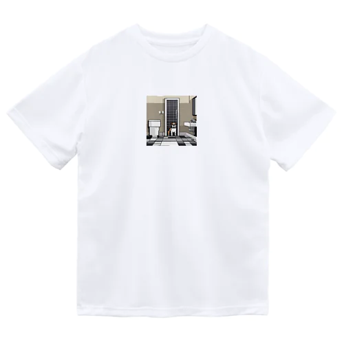 バスルームのブルドッグ Dry T-Shirt