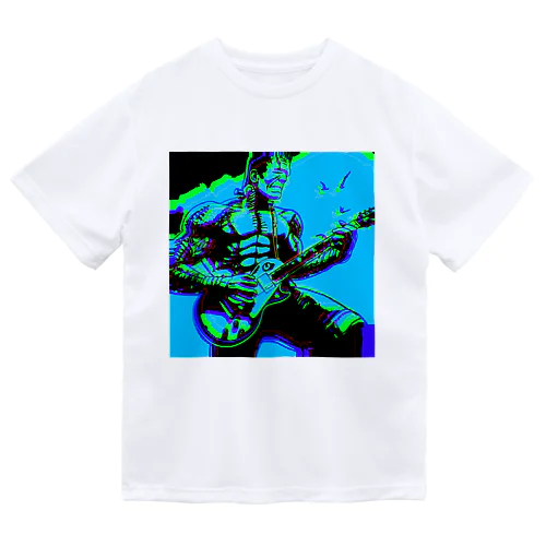 フランケンシュタインとレスポール3「frankenstein and les paul3」 Dry T-Shirt