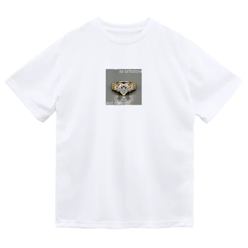 Birthstone/heart-shaped ring/April Dry T-Shirt
