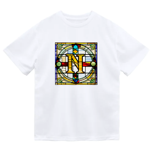 stained glass N ドライTシャツ