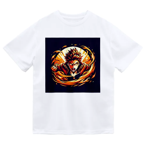 熱血アニメキャラクター オリジナルイラストグッズ ドライTシャツ