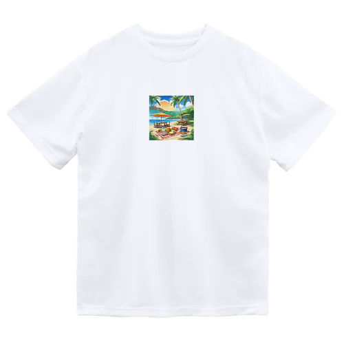 沖縄　ビーチパーティ ドライTシャツ