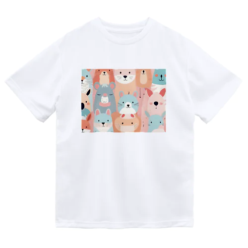 動物ファッションショー Dry T-Shirt
