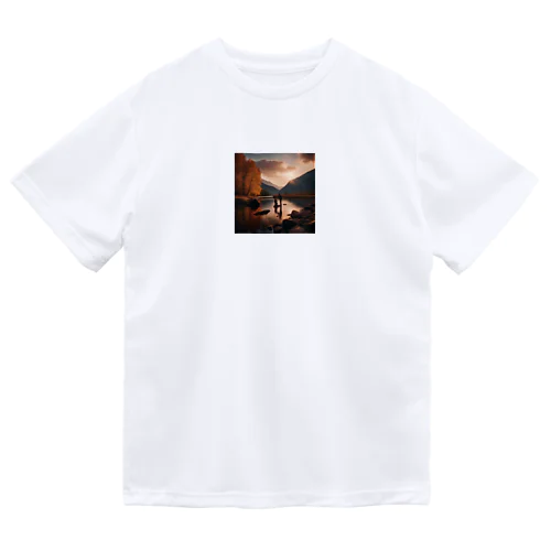 釣りをする親子 Dry T-Shirt