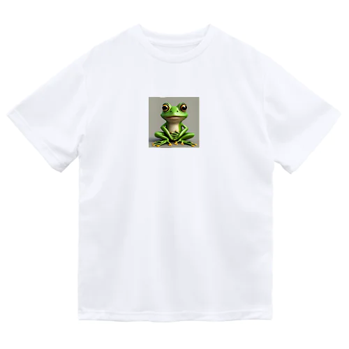 正面蛙 ドライTシャツ
