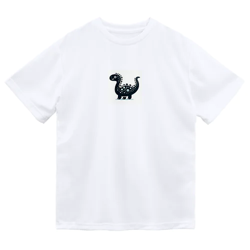 恐竜シルエット Dry T-Shirt