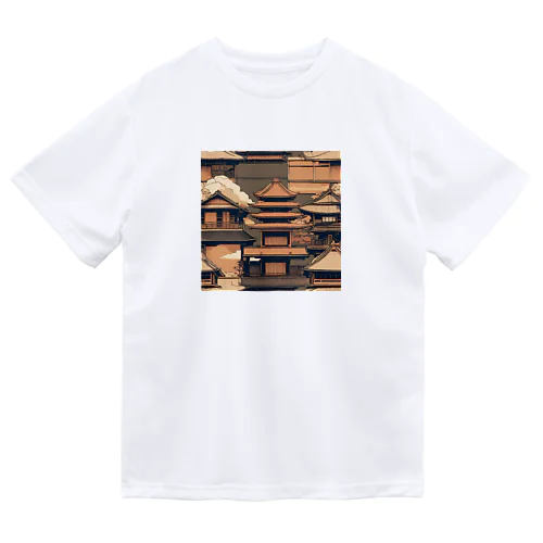 伝統的な日本の家屋 Dry T-Shirt