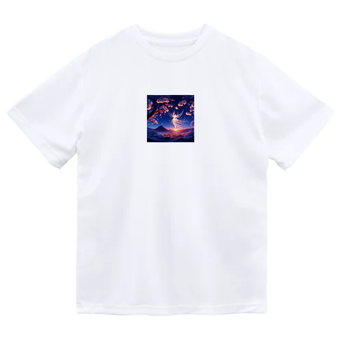 桜と光の妖精3 ドライTシャツ
