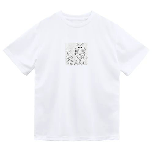 サイベリアン       猫 ドライTシャツ