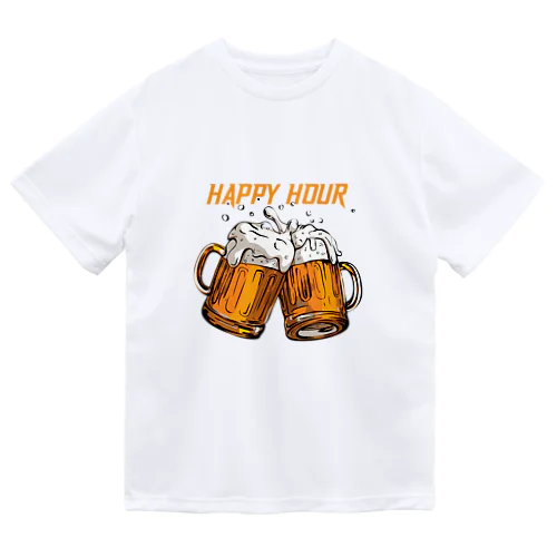 ビールでハッピー ドライTシャツ