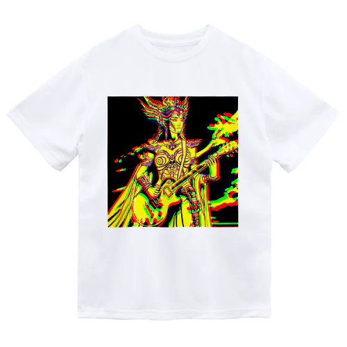 神功皇后とロック「Empress Jingu and Rock」 Dry T-Shirt