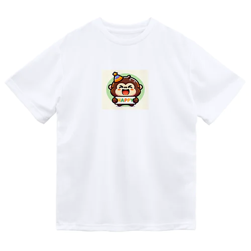 happyゴリラ ドライTシャツ