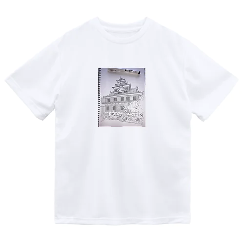 岡山城ペンアート Dry T-Shirt