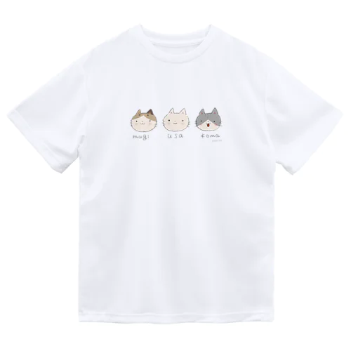 仲良しにゃんこ ドライTシャツ