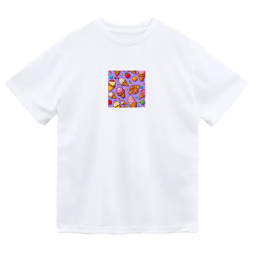 お菓子大好き ドライTシャツ