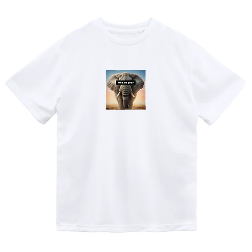 Who are you?Elephant ドライTシャツ