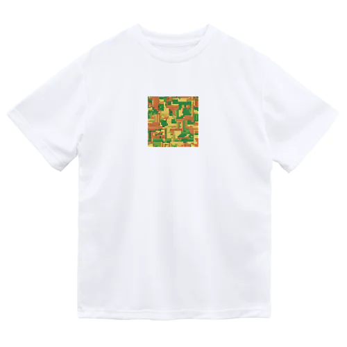 【ピクセルアート】ジャングルと砂漠 Dry T-Shirt