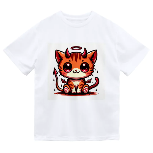 ♪地獄から召喚された悪魔猫♪ ドライTシャツ