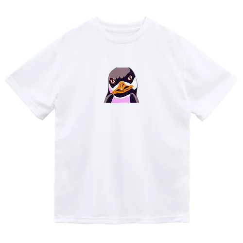 怒りのペンギン ドライTシャツ