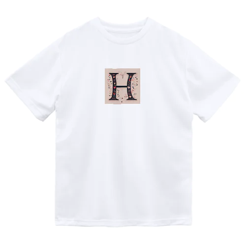アルファベットのH Dry T-Shirt
