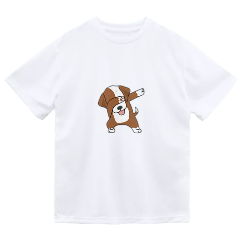 変な犬 ドライTシャツ