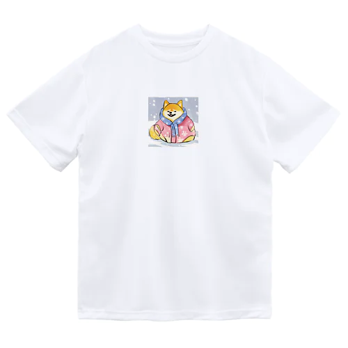 厚着しばいぬ ドライTシャツ