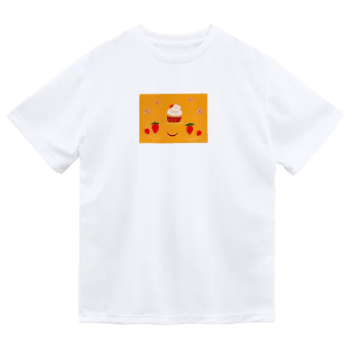 アイスと苺スィーツのイラストグッズ Dry T-Shirt