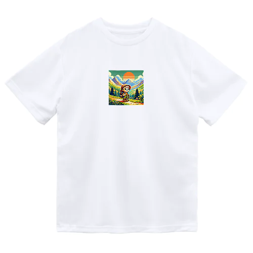 こども登山家 ドライTシャツ