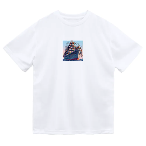 戦艦にゃんこ Dry T-Shirt