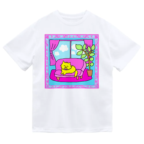 休憩猫 ドライTシャツ