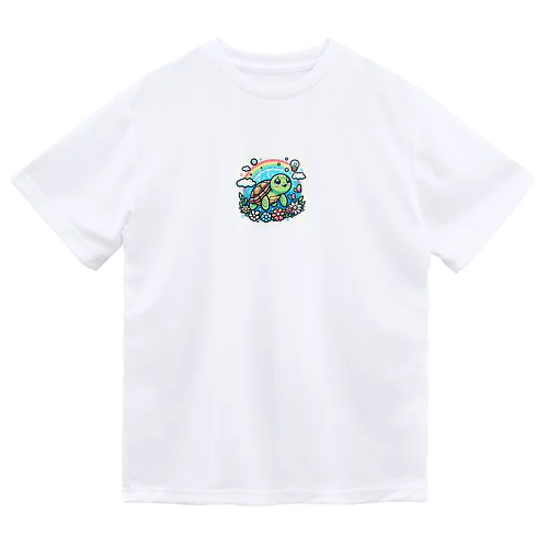 かわいいカメ Dry T-Shirt