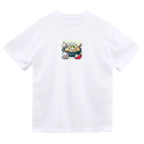 威嚇するにんにく ドライTシャツ