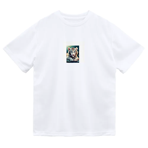 可愛いホワイトタイガー Dry T-Shirt