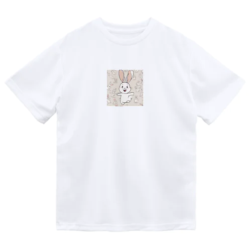 くるくるうさくる Dry T-Shirt