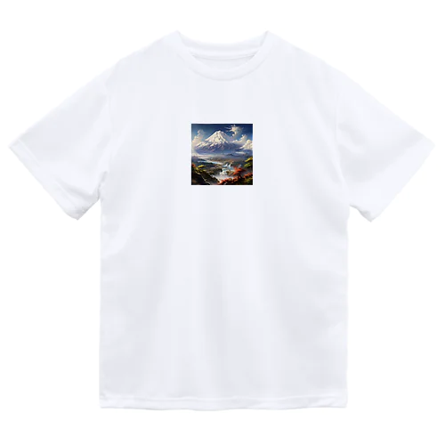 山の美しい風景　なでしこ1478 Dry T-Shirt