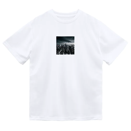 夜の街並み Dry T-Shirt