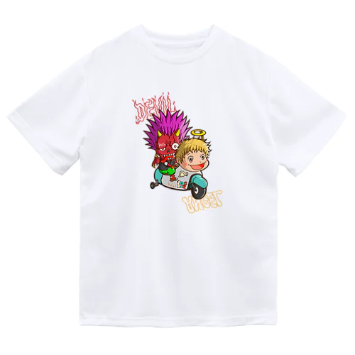 悪魔と天使 ドライTシャツ