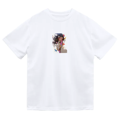 女と蝶　なでしこ1478 Dry T-Shirt