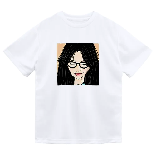 メガネ美人 Dry T-Shirt