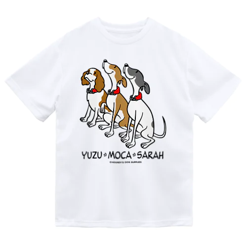 YUZU,MOCA,SARAHさん専用(黒文字) ドライTシャツ