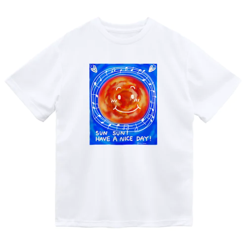 太陽 ドライTシャツ