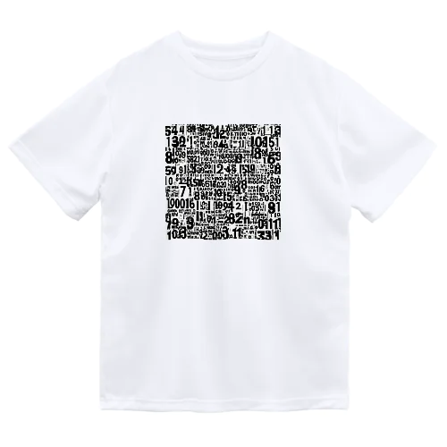 数字アート ドライTシャツ