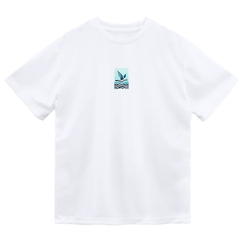 海とカモメ Dry T-Shirt