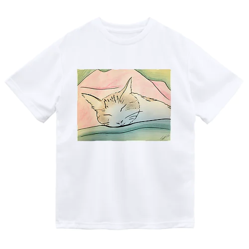 ねこ♡寝子 ドライTシャツ