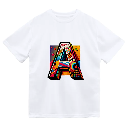 アルファベットのA ドライTシャツ